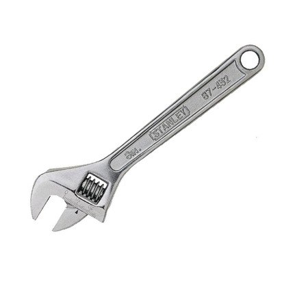 Stanley 150mm adjustable wrench STMT87431-8, chrome vanadium