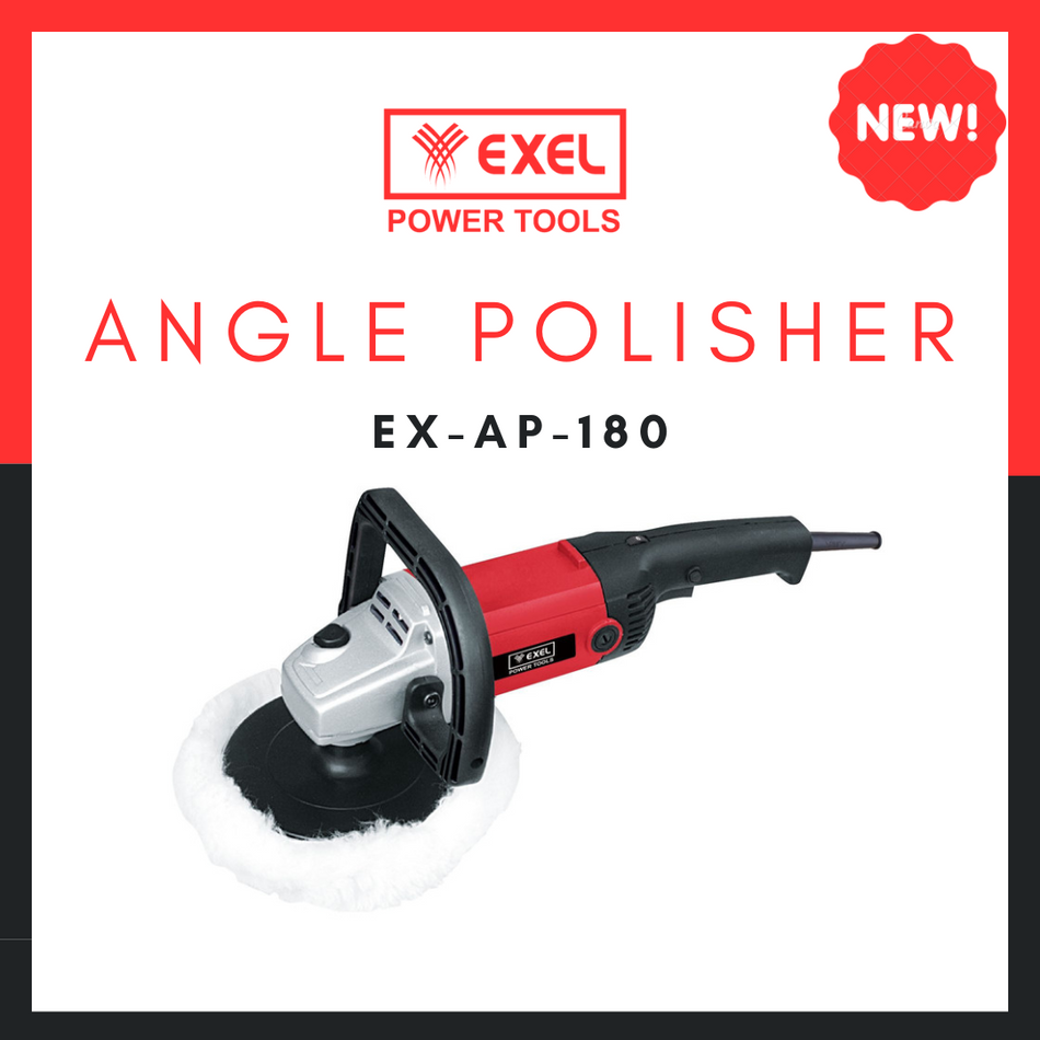 EXEL ANGLE POLISHER - 180MM