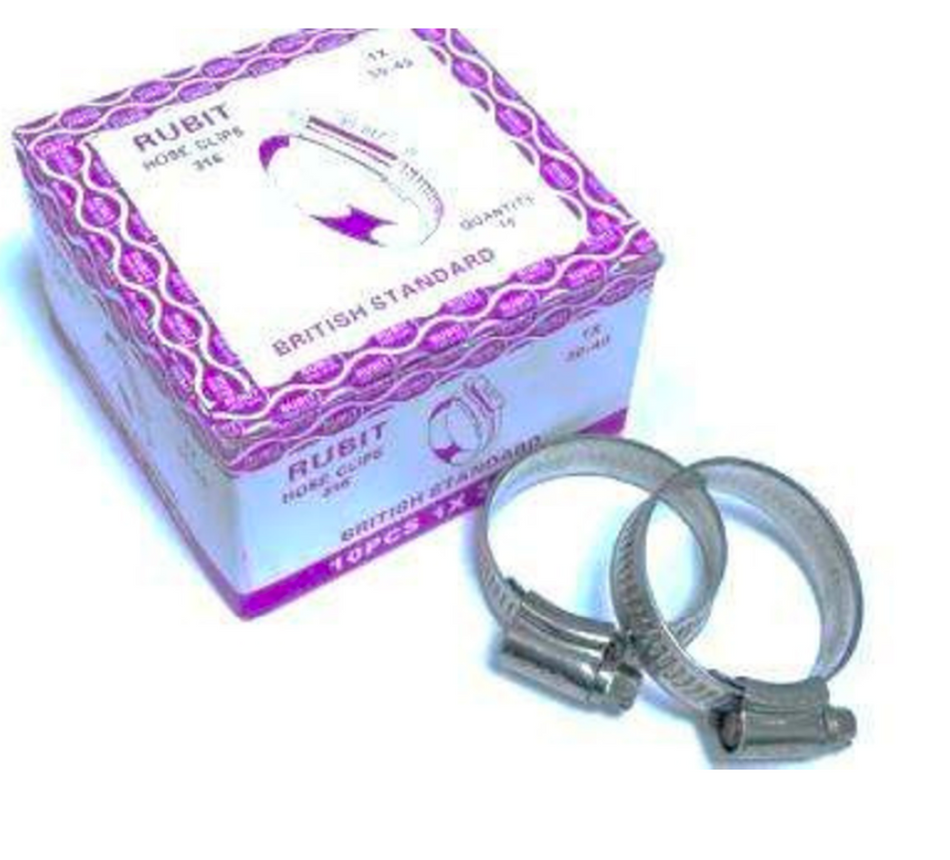 Rubit SS 316 Hose Clip 11–16