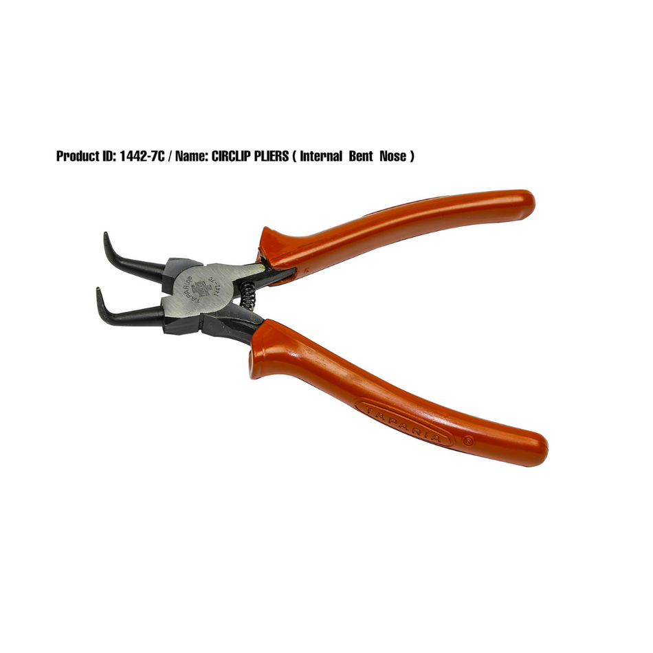 Taparia Internal Bent Circlip Plier 5"