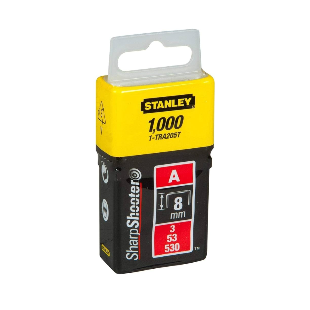 Stanley 1-TRA205T Type A light duty staples 8 mm box of 1000 in UAE