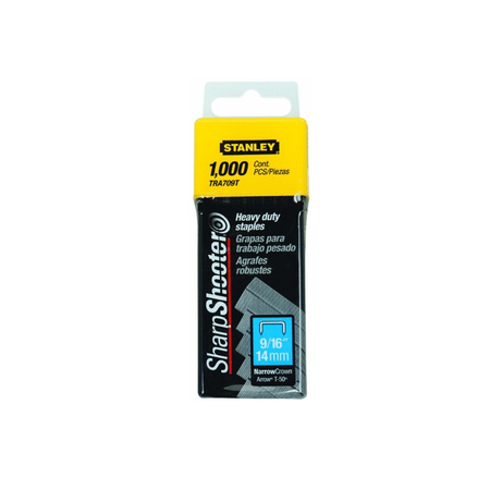 Stanley 1-TRA709T Type G heavy duty staples 14 mm 4/11/140 box of 1000 in UAE