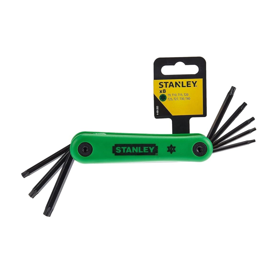 Stanley 4-69-263 male Torx key set 8 piece T9 to T40 in UAE