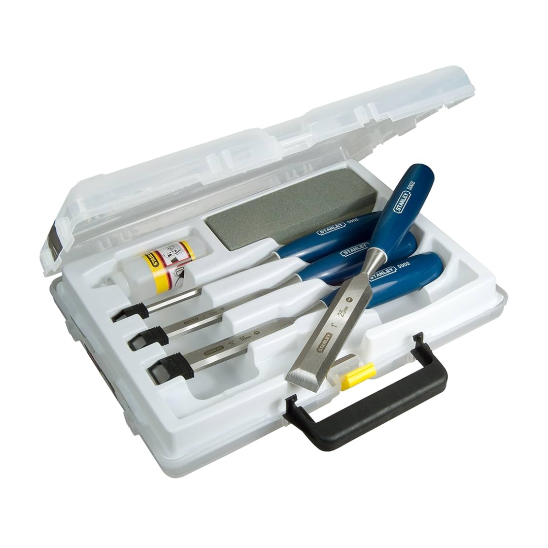 Stanley Bevel Edge Chisel Set 0-16-130 | 6-Piece Woodworking Chisel Set ...