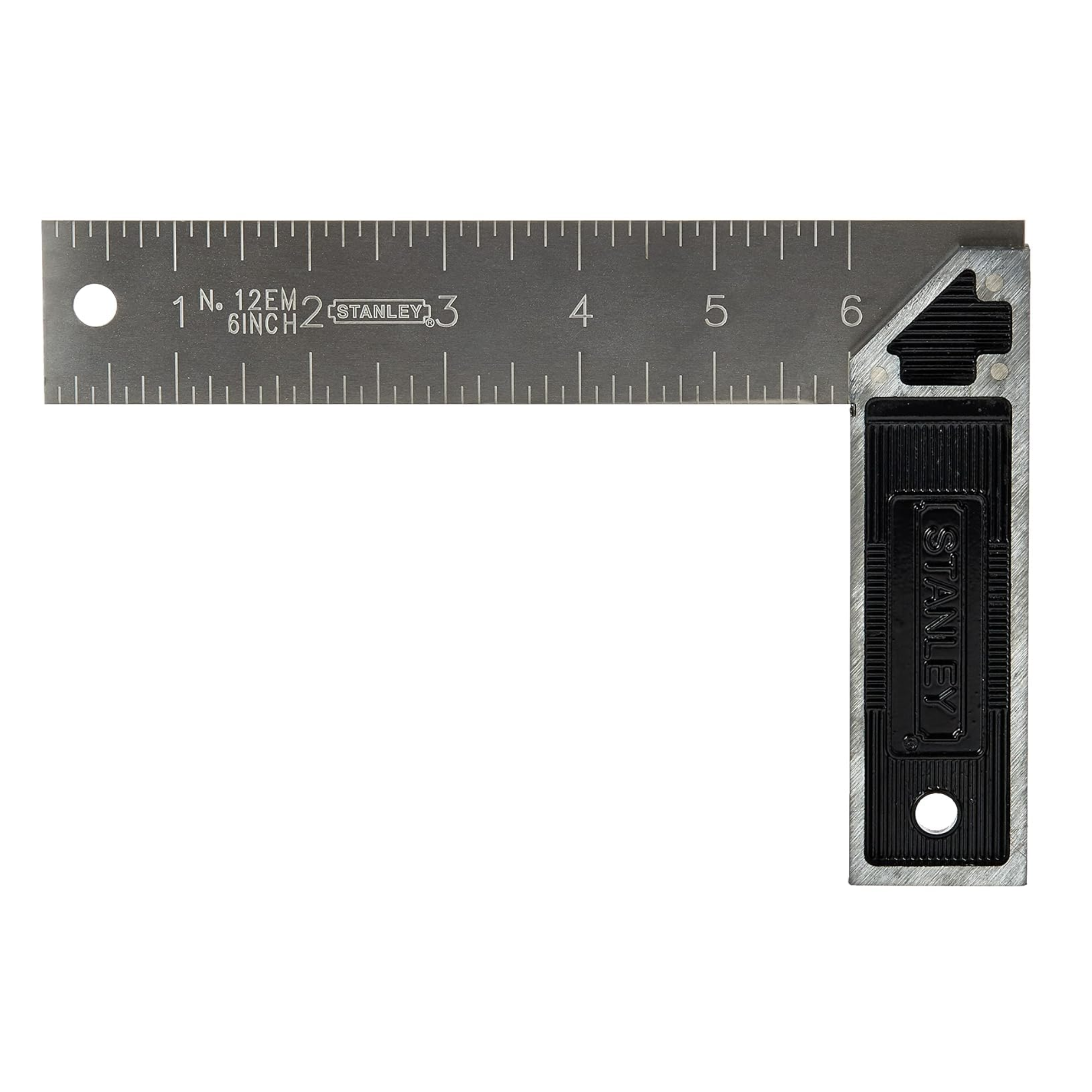 Stanley E-46530 carpenter try square 150 mm with cast zinc handle in UAE