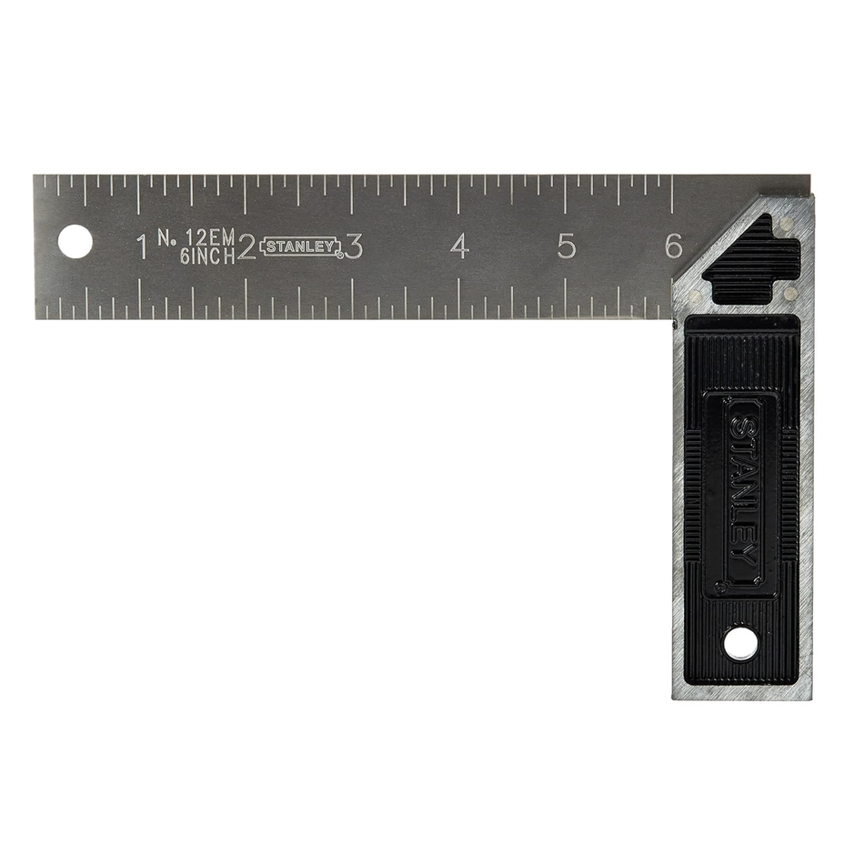 Stanley E-46530 carpenter try square 150 mm with cast zinc handle in UAE