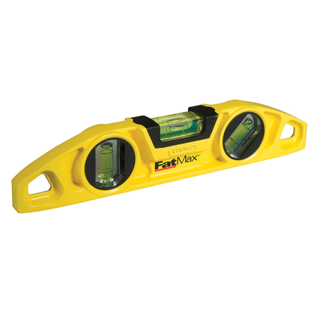 Stanley FatMax 22cm torpedo level 0-43-603 with magnetic pipe groove