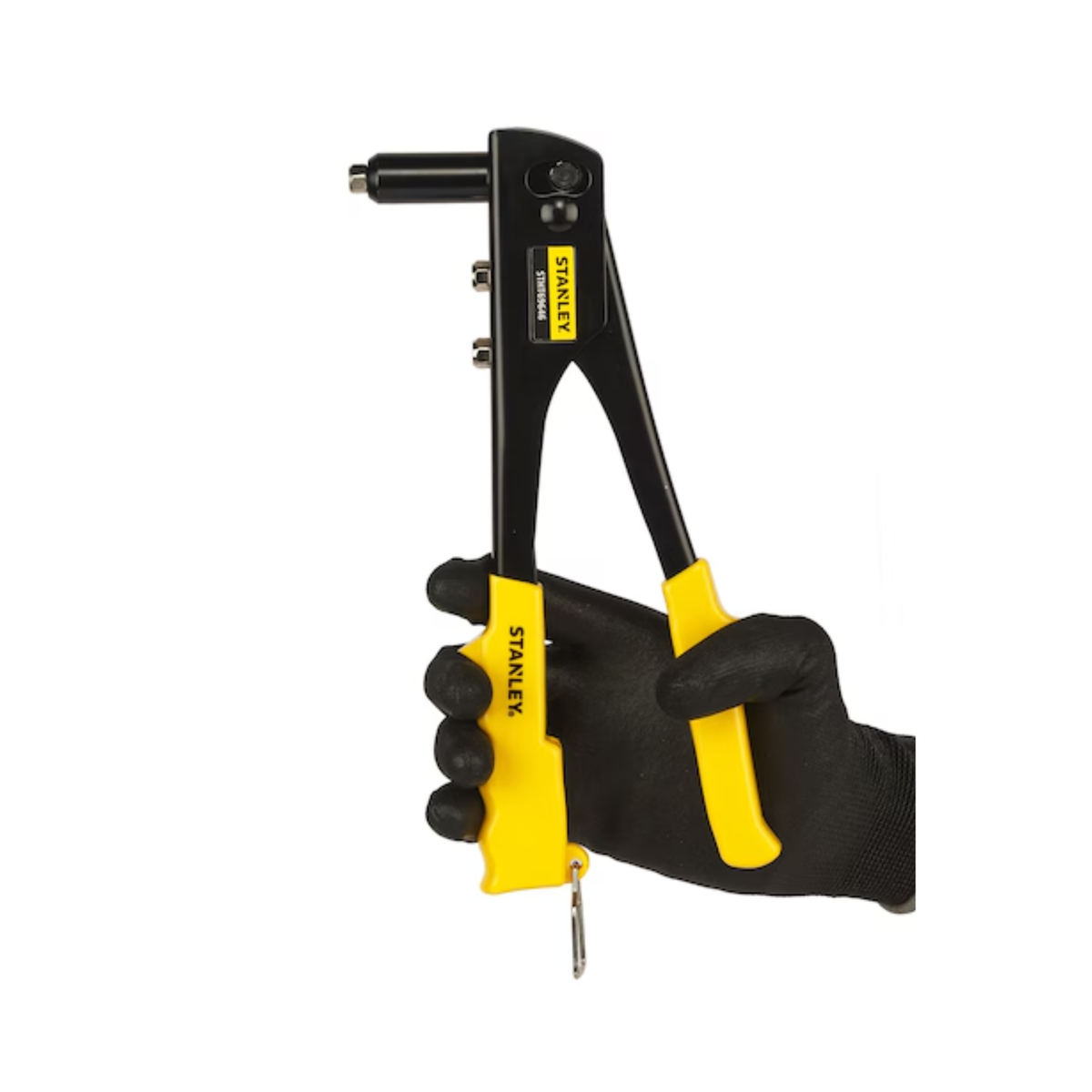 Stanley STHT69646-8 medium duty hand riveter with 3 noses