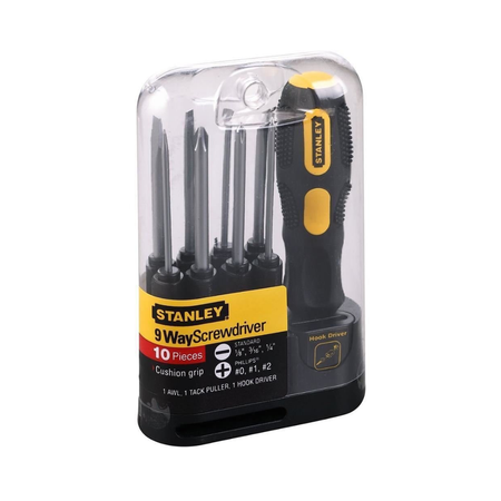 Stanley Multifunctional Screwdriver Set 0-62-511 – 9-Way Interchangeable Screwdriver Kit – Dubai UAE