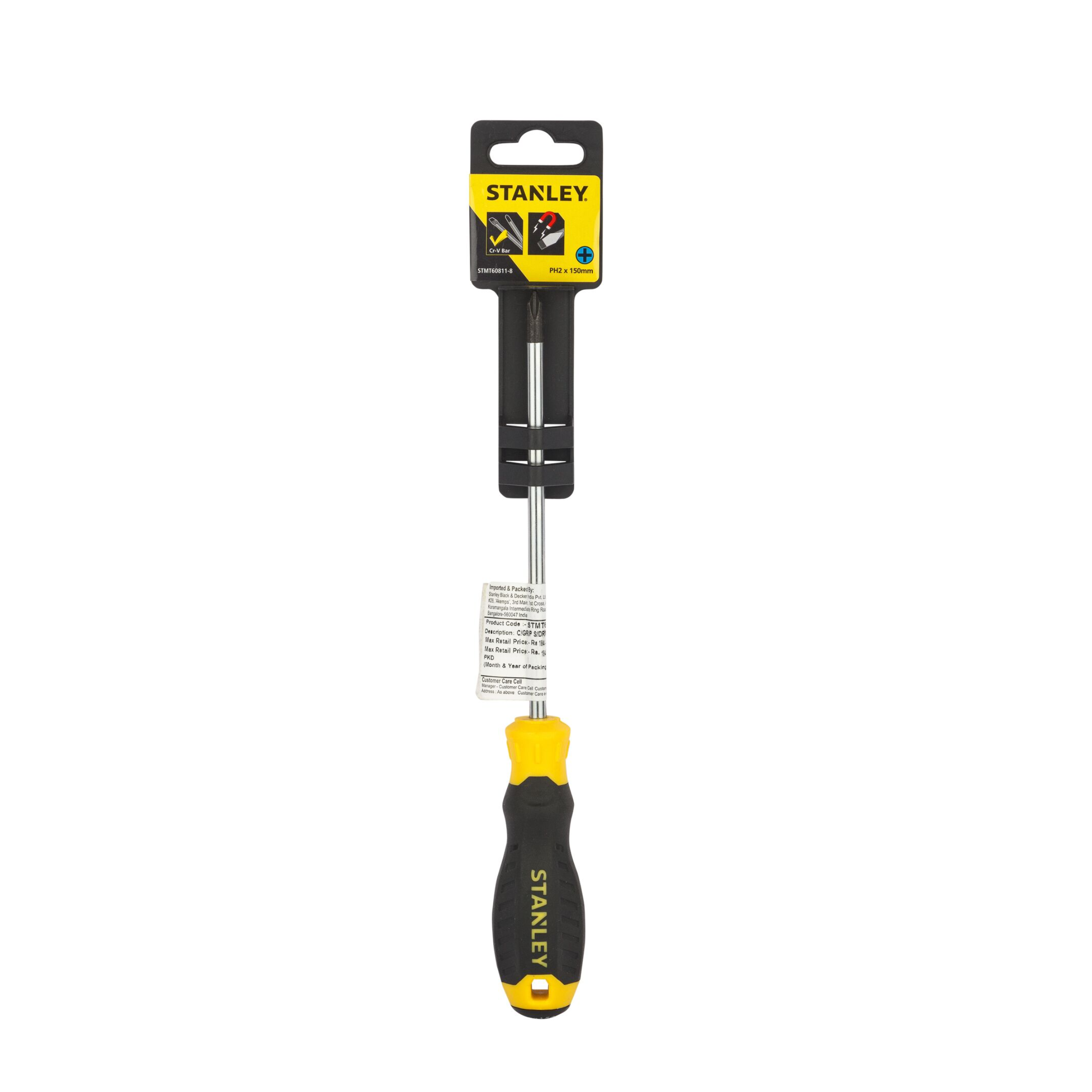 Stanley STHT69146-8 PH2×200mm Phillips screwdriver, PVC handle