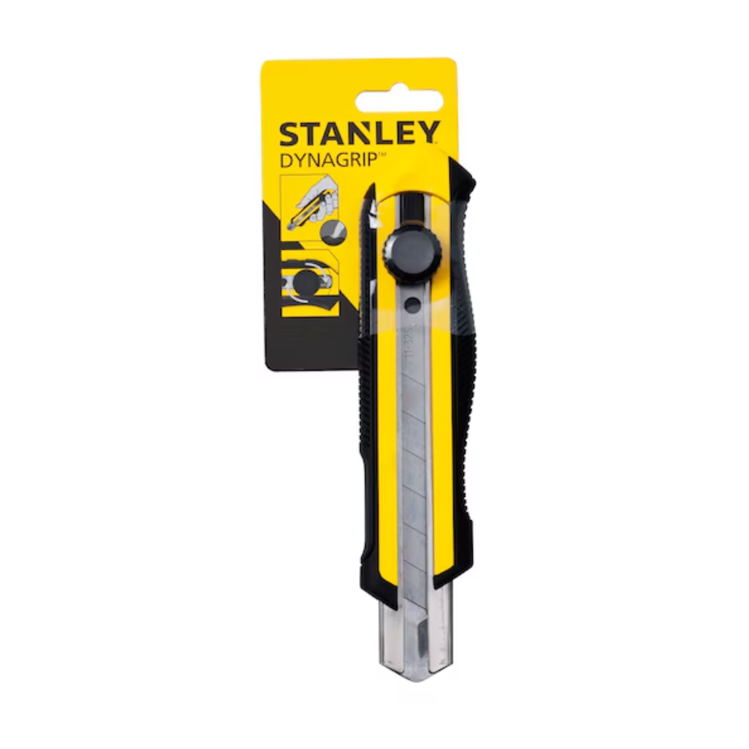 Stanley DynaGrip 25mm snap-off knife STHT10425-8 with dial-lock