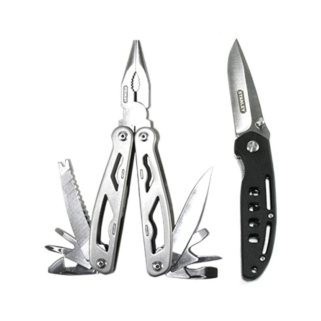 Stanley STHT0-71028 folding utility knife and 12 in 1 multi tool combo 2 pack in UAE
