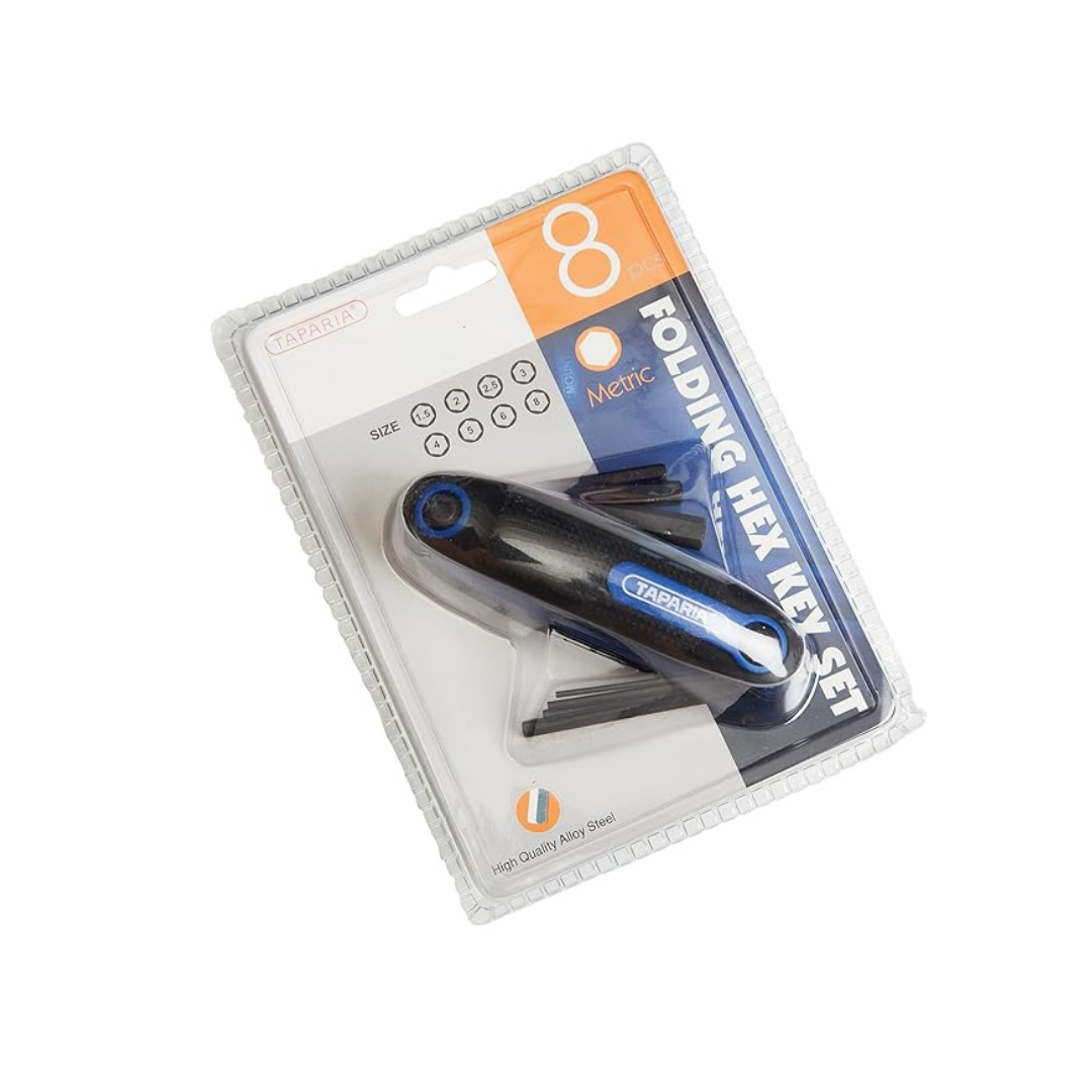 Taparia folding Torx key set KFT-8 alloy steel