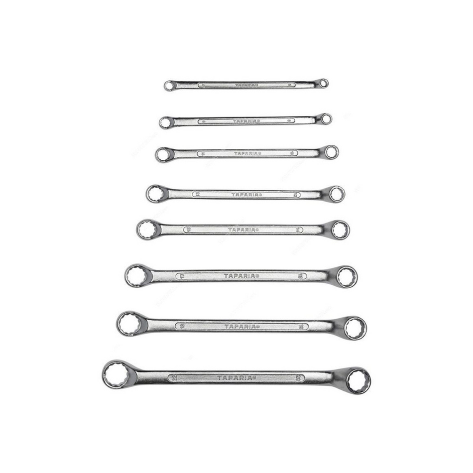 Taparia ring spanner set 6–22mm 8 pieces