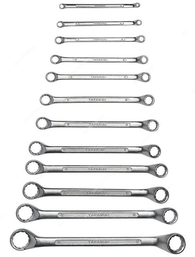 Taparia ring spanner set 6–32mm 12 pieces