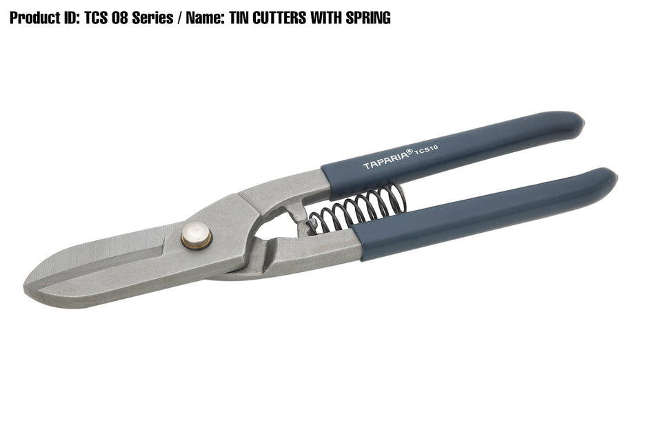 Taparia TCS08 tin cutter with spring 8 inch